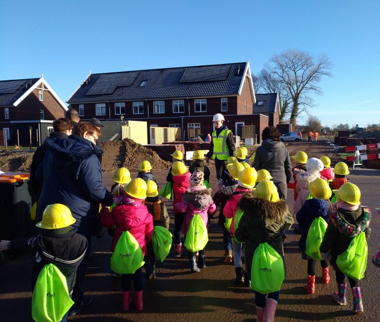 Bouwbezoek kinderen