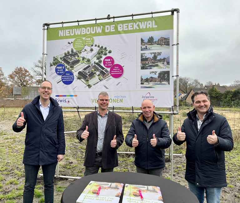 Ondertekening aannemingsovereenkomst Veluwonen en Nikkels